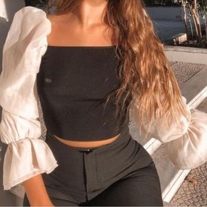 COPY - Zara puff sleeve top size s